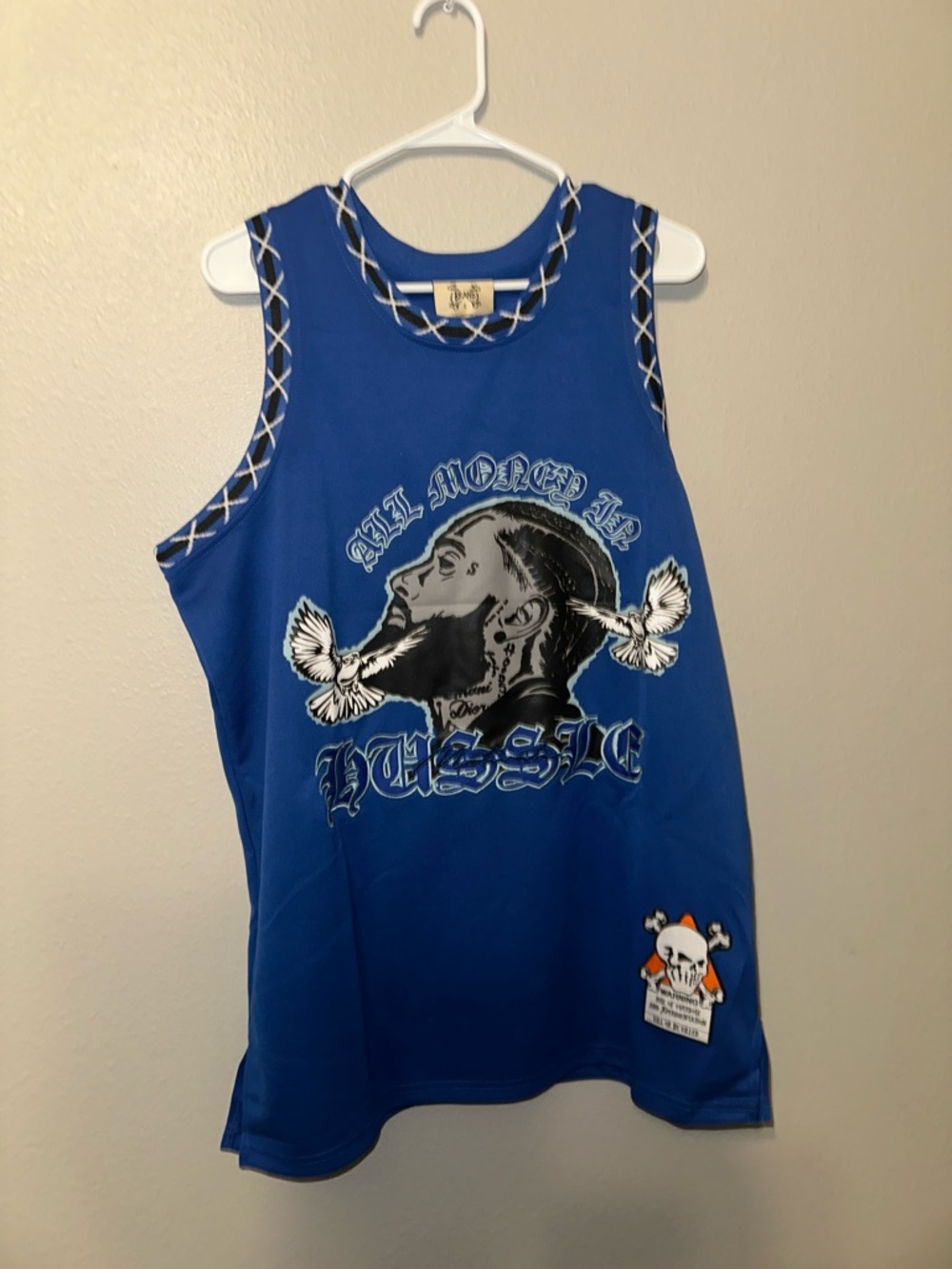 Nipsey  'All Money In Hustle' Graphic Tank Top